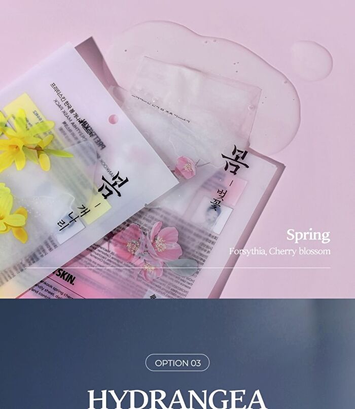 Hankook Mask Pack - 8 Types - Spring Forsythia