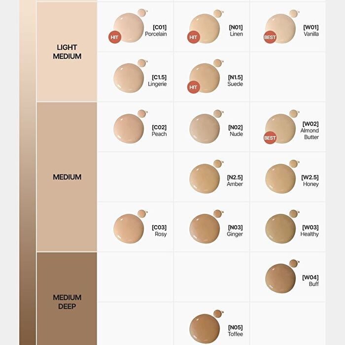Tfit Radiance Fit Serum Foundation - 30 Colors - C07 Maple