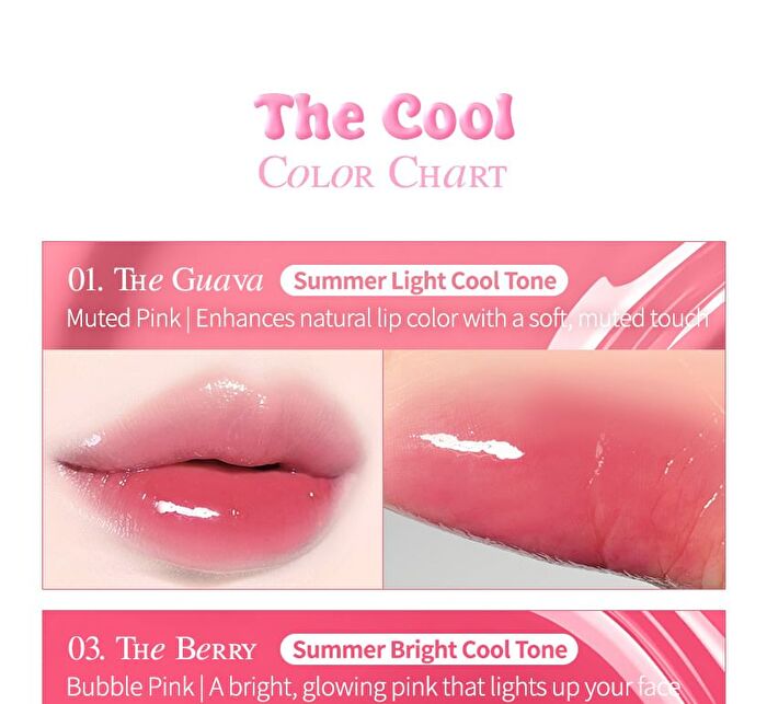 Tam Beauty The Jelly Plumping Lip Tint - 8 Colors - #02 The Peach