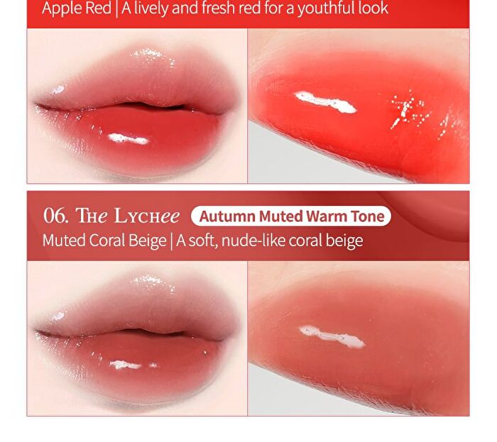 Tam Beauty The Jelly Plumping Lip Tint - 8 Colors - #02 The Peach