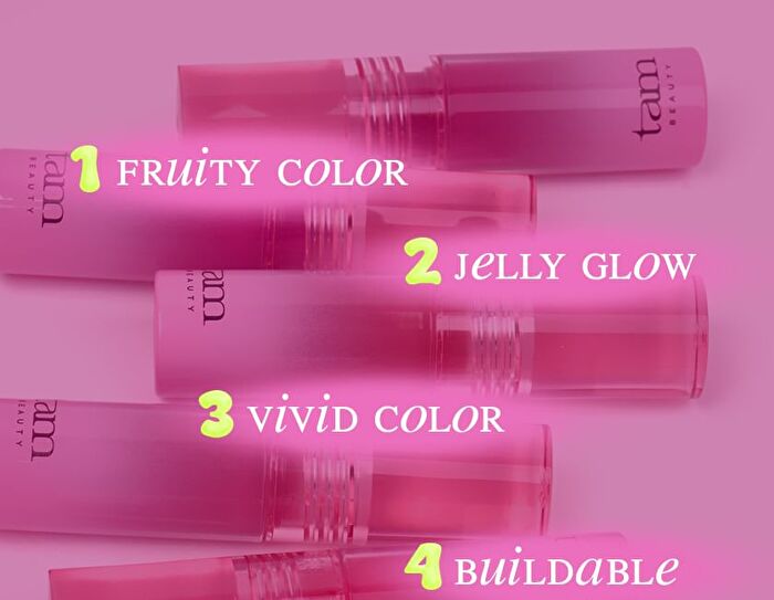 Tam Beauty The Jelly Plumping Lip Tint - 8 Colors - #02 The Peach