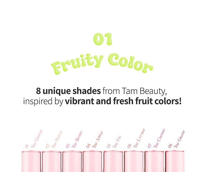 Tam Beauty The Jelly Plumping Lip Tint - 8 Colors - #02 The Peach