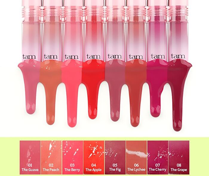 Tam Beauty The Jelly Plumping Lip Tint - 8 Colors - #02 The Peach