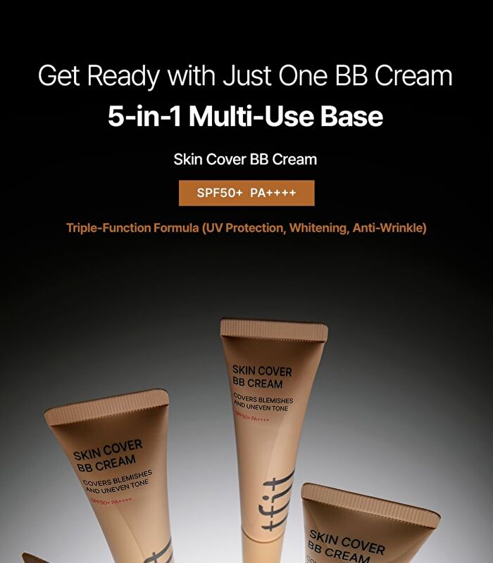 Tfit Skin Cover BB Cream - 2 Colors - BN01 Light