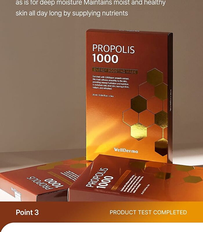 Propolis 1000 Energy Boosting Mask Set - 25ml x 5 sheets