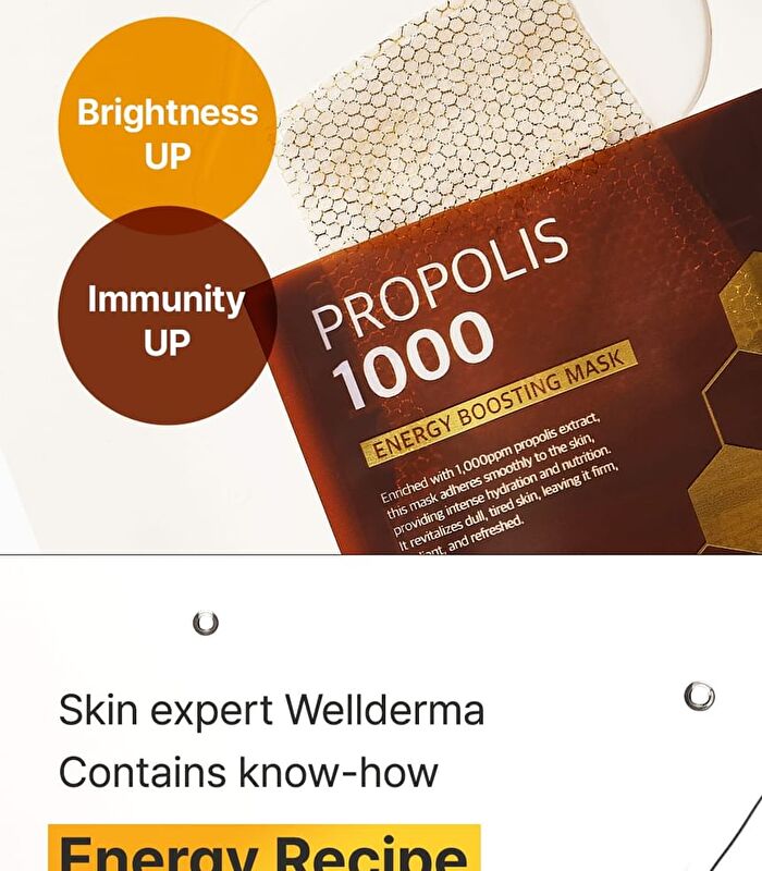 Propolis 1000 Energy Boosting Mask Set - 25ml x 5 sheets