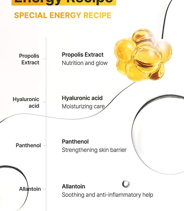 Propolis 1000 Energy Boosting Mask Set - 25ml x 5 sheets