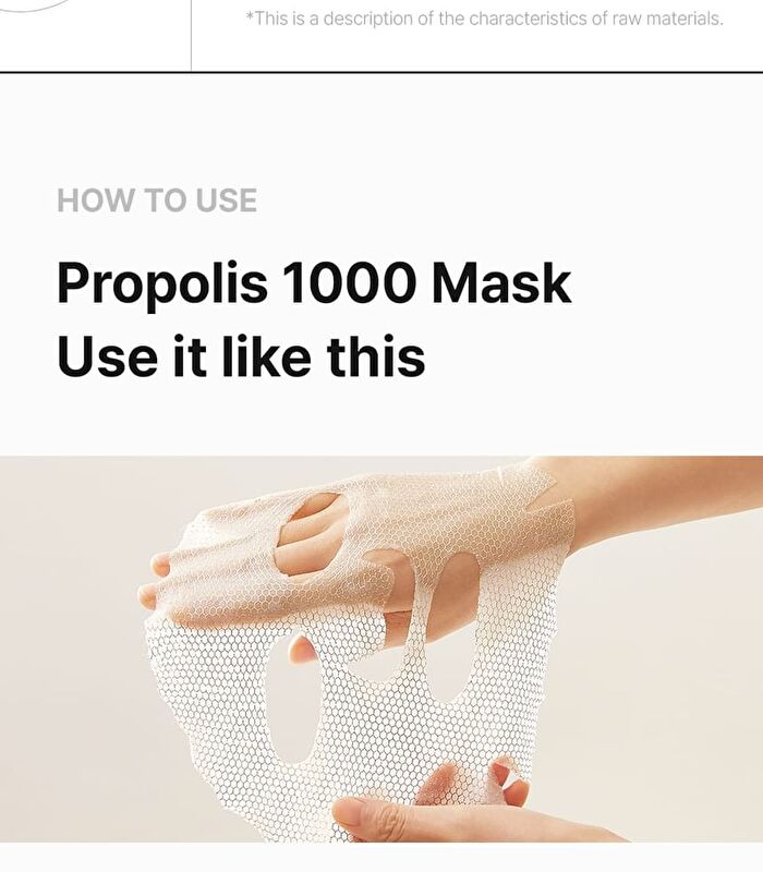 Propolis 1000 Energy Boosting Mask Set - 25ml x 5 sheets