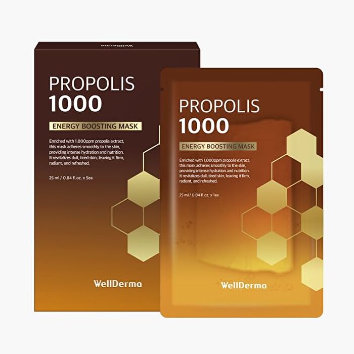 Propolis 1000 Energy Boosting Mask Set - 25ml x 5 sheets