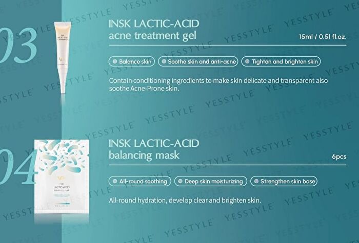 Jourdeness INSK Lactic-acid Acne Treament Gel - 15ml