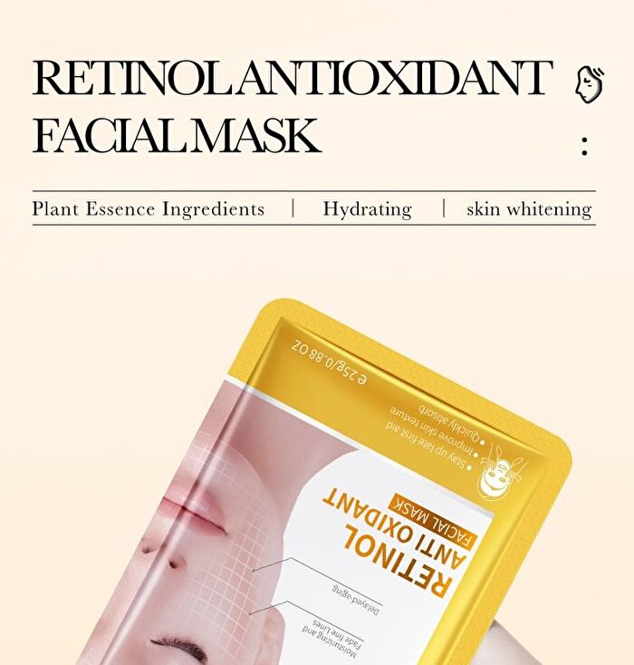 Bioaqua Retinol Anti Oxidant Facial Mask - #Mask - 1pcs