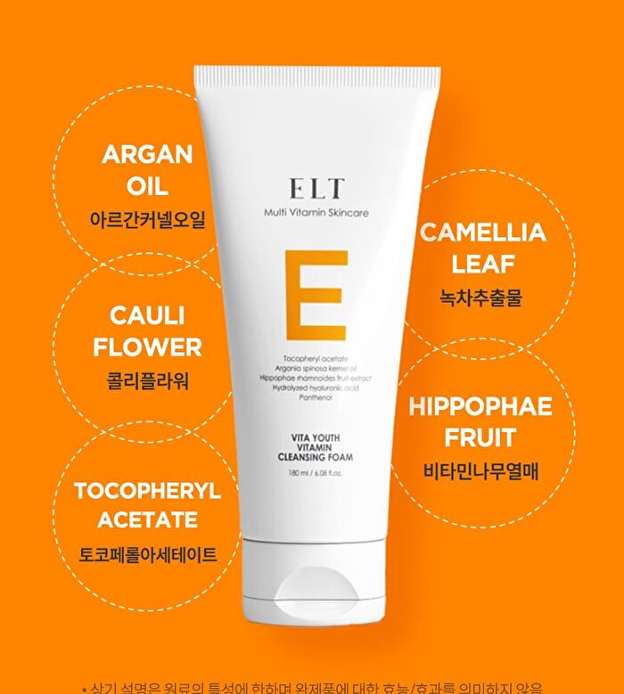 Elt Cosmetics Vita Youth Vitamin Cleansing Foam - 180ml