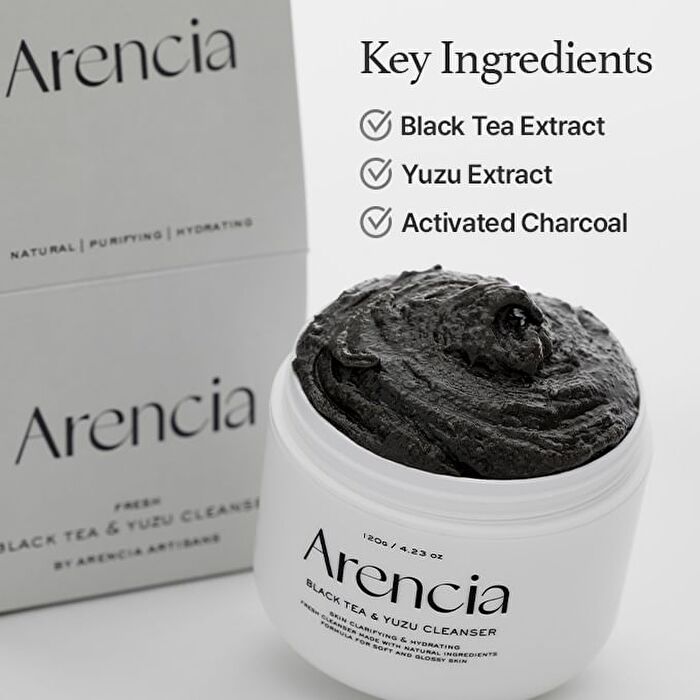 Black Tea Rice Mochi Cleanser - 120g