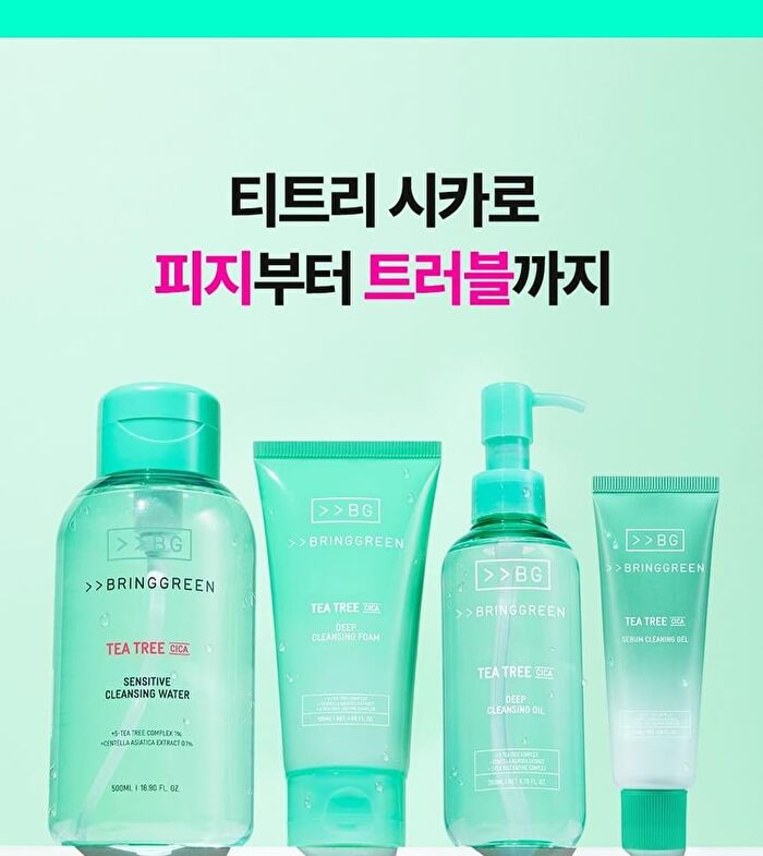 Bring Green Tea Tree Cica Sebum Cleaning Gel Set - 2 pcs