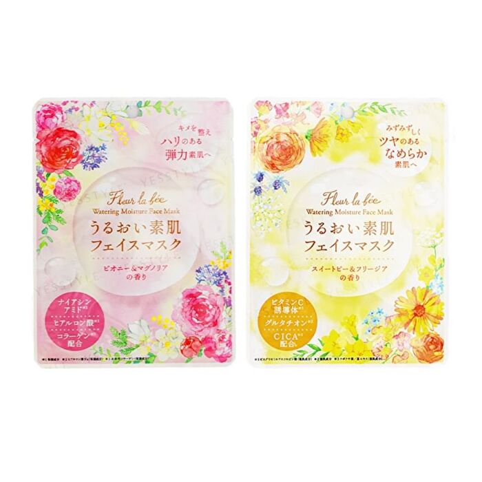 Charley Fleur La Fée Watering Moisture Face Mask - Sweet Pea & Freesia  - 1 pc