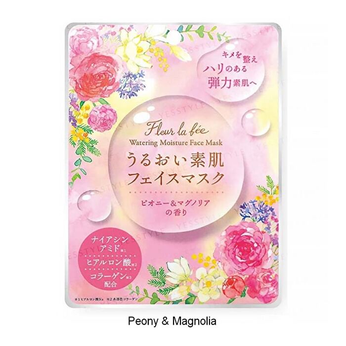 Charley Fleur La Fée Watering Moisture Face Mask - Sweet Pea & Freesia  - 1 pc