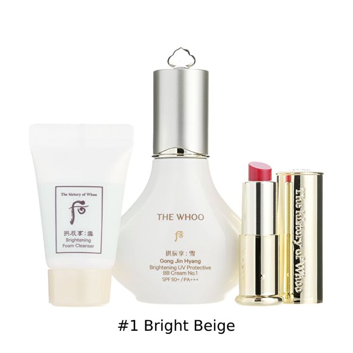 The Whoo Gongjinhyang Brightening UV Protective BB Cream Set - 2 Types - #2