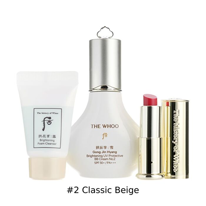 The Whoo Gongjinhyang Brightening UV Protective BB Cream Set - 2 Types - #2