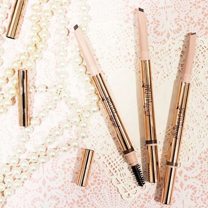 blinc [Pretty Vulgar] Defined Brilliance Dual Sided Eyebrow Pencil - 3 Colors - Eloquently Educated (Dark Brown) - 0.35g