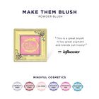 blinc [Pretty Vulgar] Make Them Blush Powder Blush - 2 Shades - Sweet Revenge (Soft Peach) - 6g