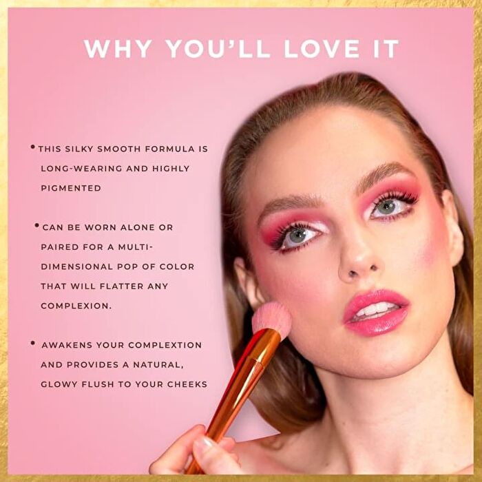 blinc [Pretty Vulgar] Make Them Blush Powder Blush - 2 Shades - Sweet Revenge (Soft Peach) - 6g