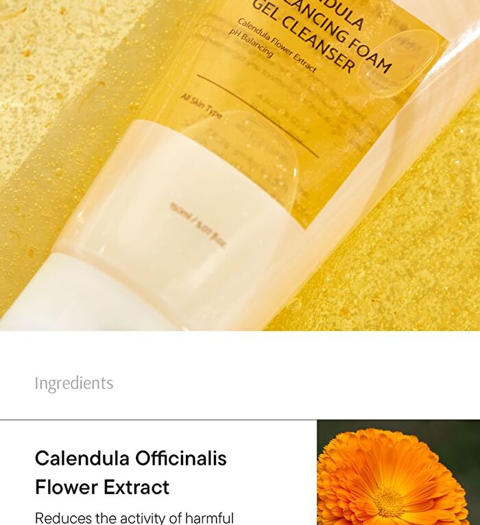 Calendula Balancing Foam Gel Cleanser - 150ml