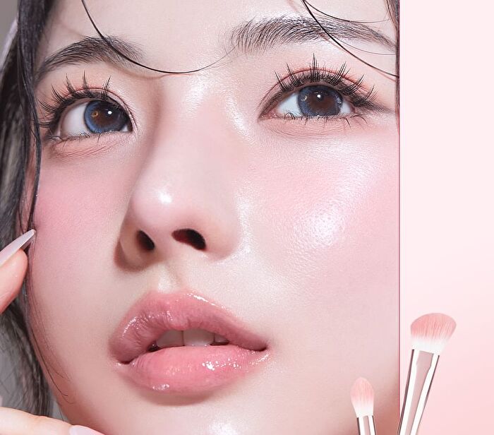 Coringco Pink Pocket Eye Brush Set - 6 pcs