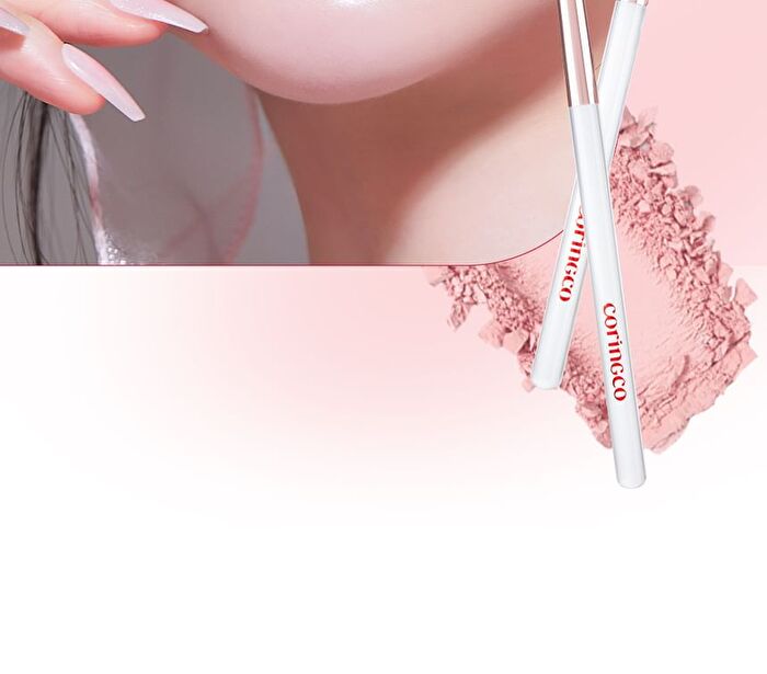 Coringco Pink Pocket Eye Brush Set - 6 pcs