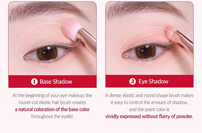 Coringco Pink Pocket Eye Brush Set - 6 pcs