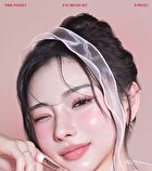 Coringco Pink Pocket Eye Brush Set - 6 pcs