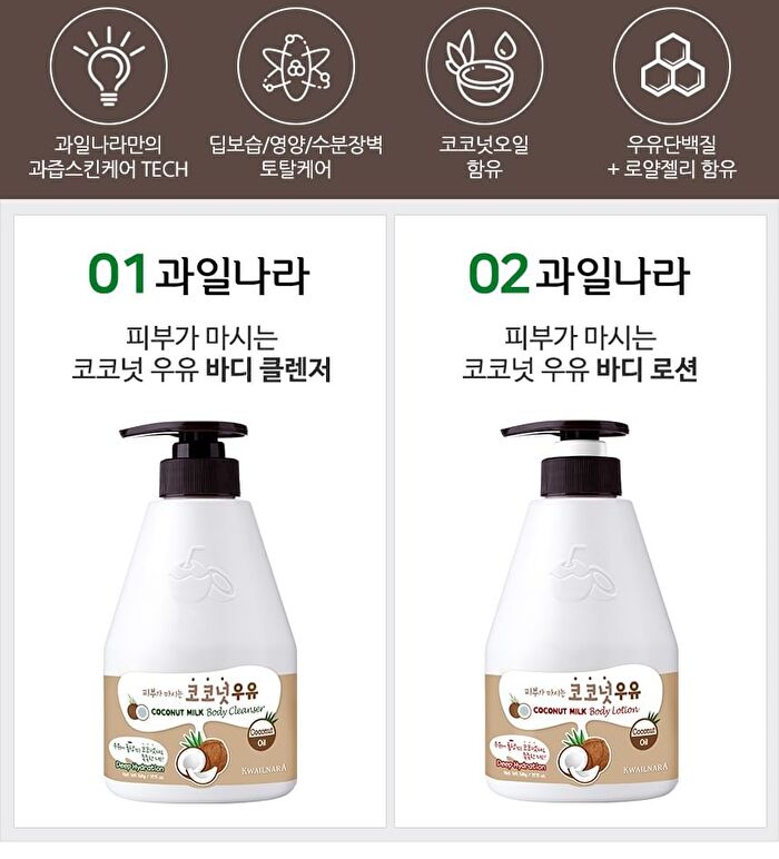 Milk Body Cleanser - 10 Types - Rice