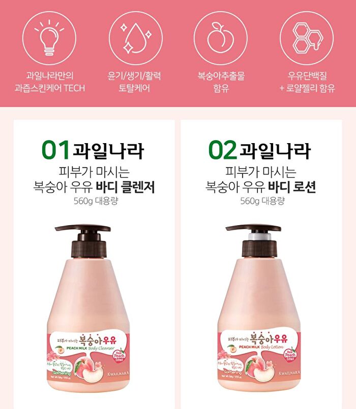 Milk Body Cleanser - 10 Types - Rice