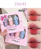 Set of 3: Air Fog Feeling Lip Mud Box B - #B