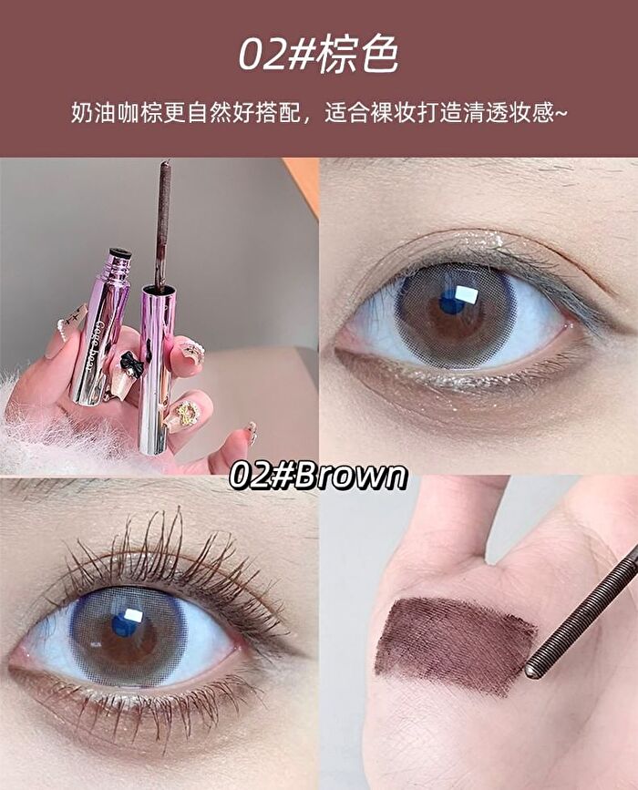 Eye Fiber Warp Volumlnous Mascara - 2 Colors - #01 Black