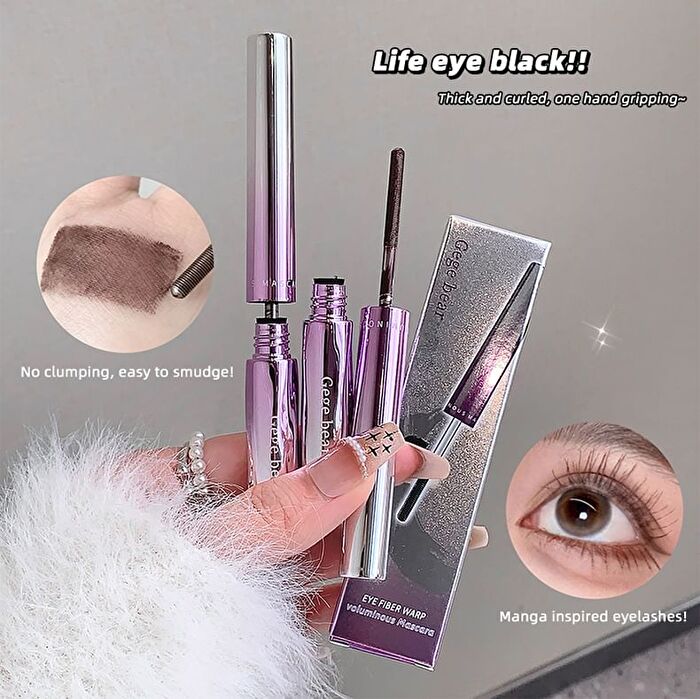 Eye Fiber Warp Volumlnous Mascara - 2 Colors - #02 Brown