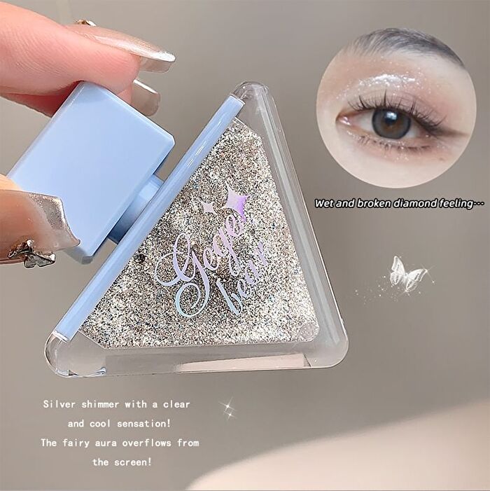 Lustrous and Colorful Liquid Eyeshadow - 6 Colors - #01