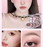 Veecci Artist 7-Color Eyeshadow Palette - 3 Types - D03# Cinnamon Choco - 6.5g