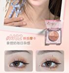 Veecci Mini 4-Color Eyeshadow - 4 Types - M01# Amber Brown - 2.2g