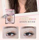 Veecci Mini 4-Color Eyeshadow - 4 Types - M02# Maple Mocha - 2.2g