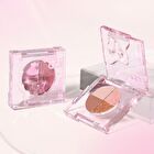 Veecci Mini 4-Color Eyeshadow - 4 Types - M02# Maple Mocha - 2.2g