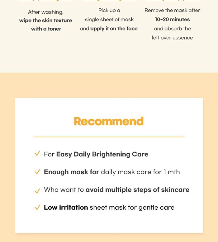 VC Shot Daily Ampoule Mask - 30 sheets
