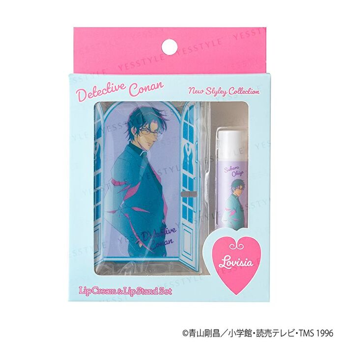 Detective Conan Lip Cream & Lip Stand Set - 02 Shuichi Akai