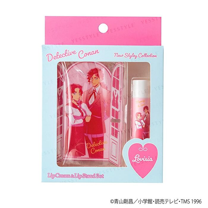 Detective Conan Lip Cream & Lip Stand Set - 02 Shuichi Akai