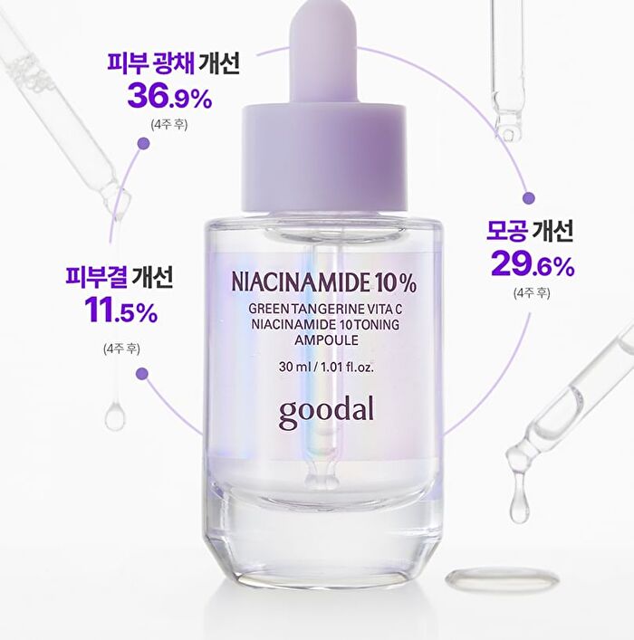 Green Tangerine Vita C Niacinamide 10 Toning Ampoule - 30ml