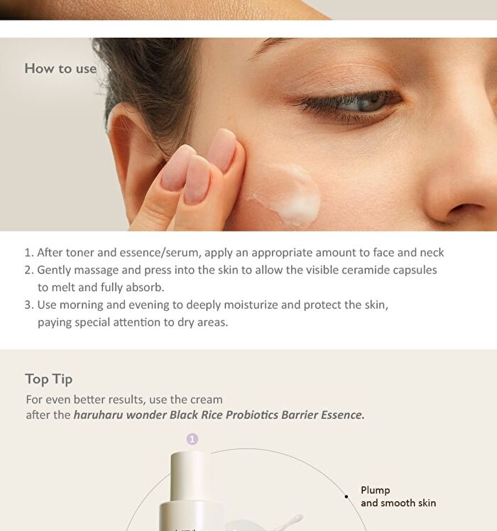 haruharu wonder Black Rice 5 Ceramide Barrier Moisturizing Cream - 50ml