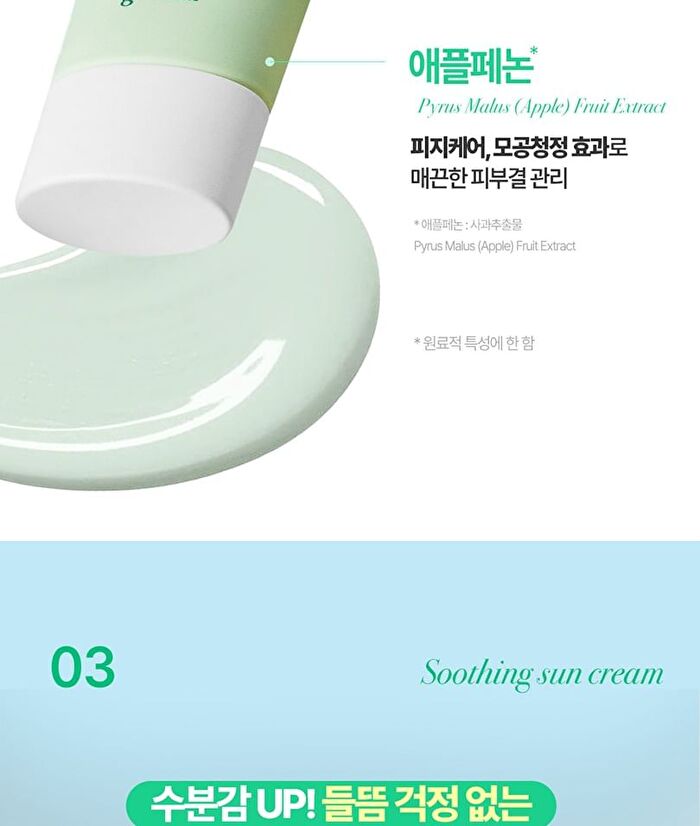Heartleaf Soothing Green Tone Up Sun Cream - 50ml
