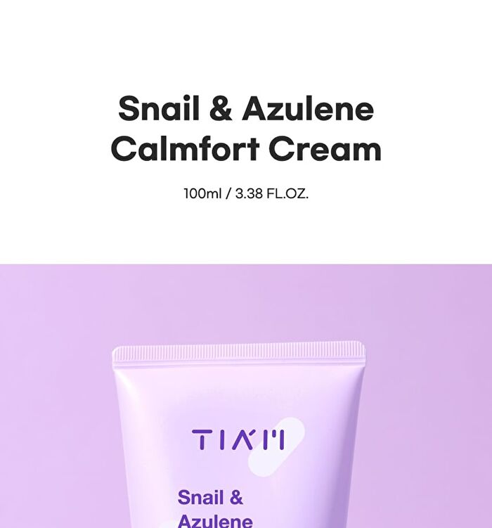 Tia\'m Snail & Azulene Calmfort Cream - 2025 Version - 100ml