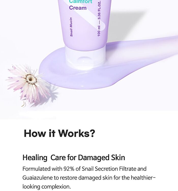 Tia\'m Snail & Azulene Calmfort Cream - 2025 Version - 100ml