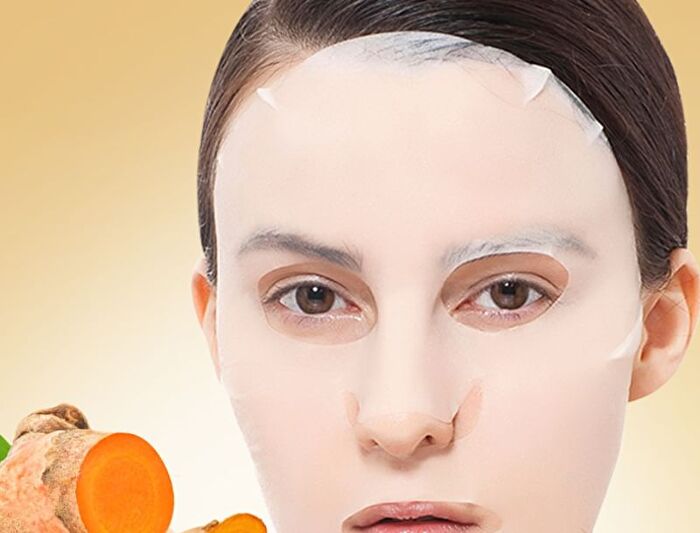 Bioaqua Anti-oxidation Soothing Turmeric Mask - #Mask - 1 pcs