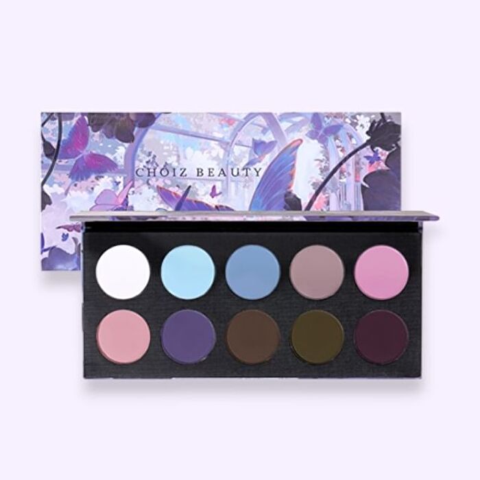 Choiz Beauty 10-Color Eyeshadow Palette - Cold Butterfly - Cold Butterfly - 14.5g